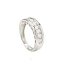 Anillo para mujer con carril cuarzos adamantinos 10053